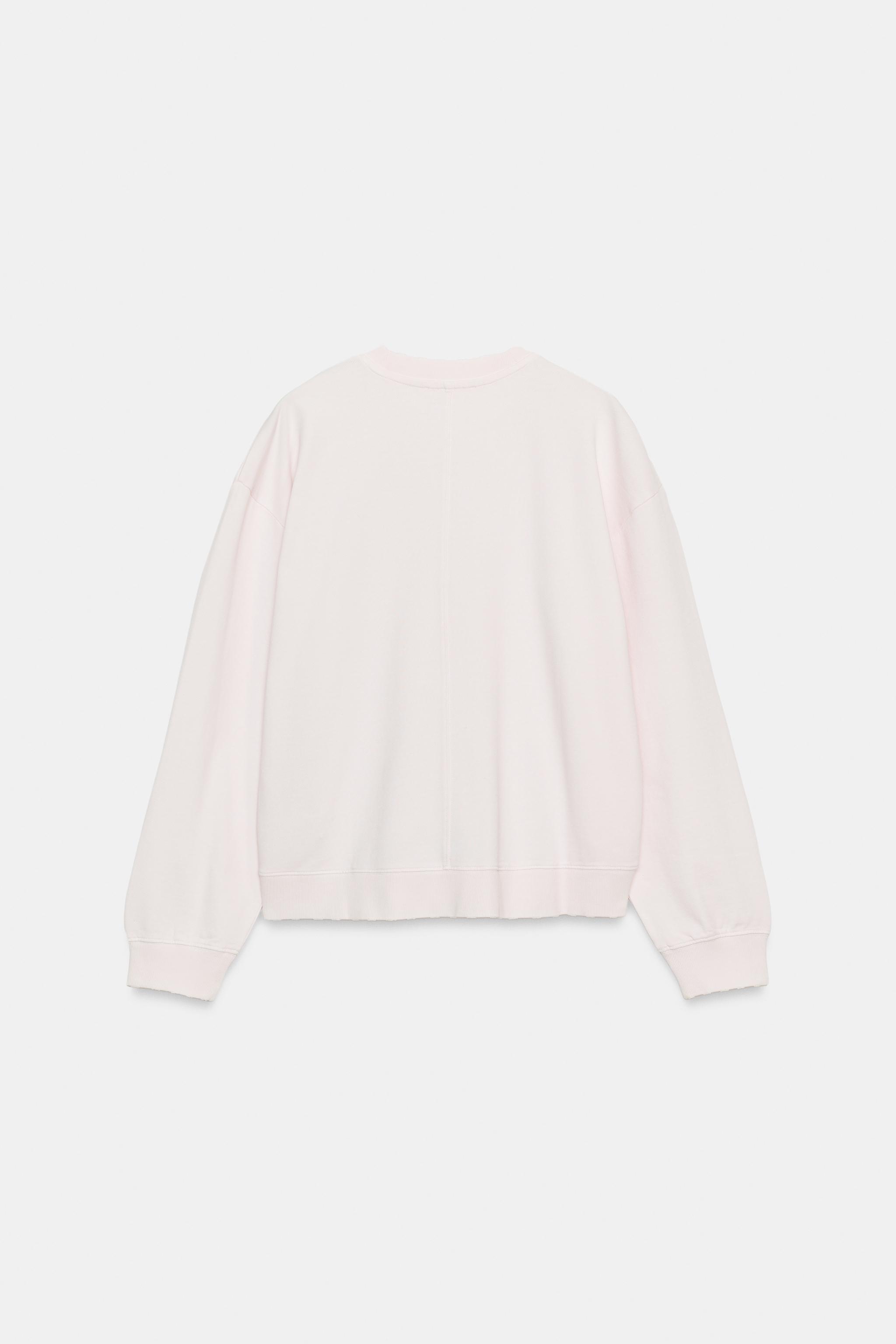 WASHED EFFECT SWEATSHIRT